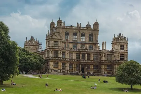 Parco di Wollaton Hall a Nottingham