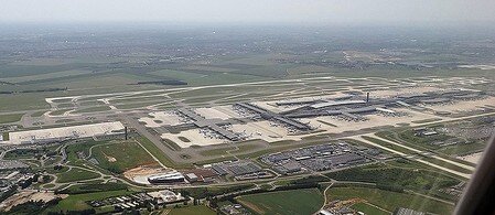 panorama aeroporto Roissy-Charles de Gaulle