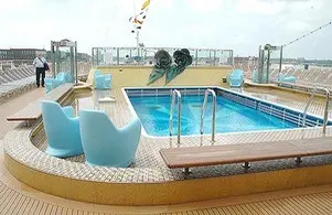 Fotografia piscine nave Costa luminosa