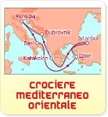 mappa crociere mediterraneo orientale