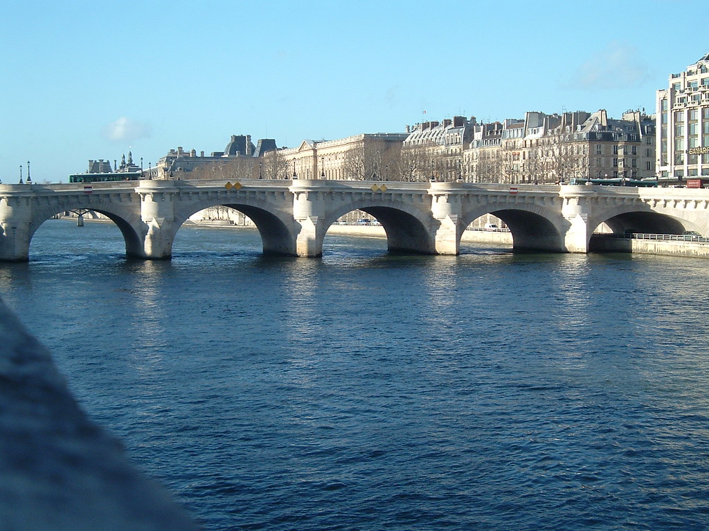 ponte sul fiume senna a parigi
