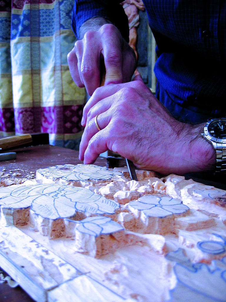 lavorazione del legno a Ljubljana 