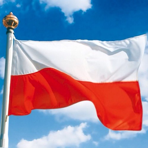 bandiera della polonia
