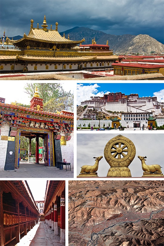 Città di Lhasa (CHN) informazioni, mappa turistica e fotografie