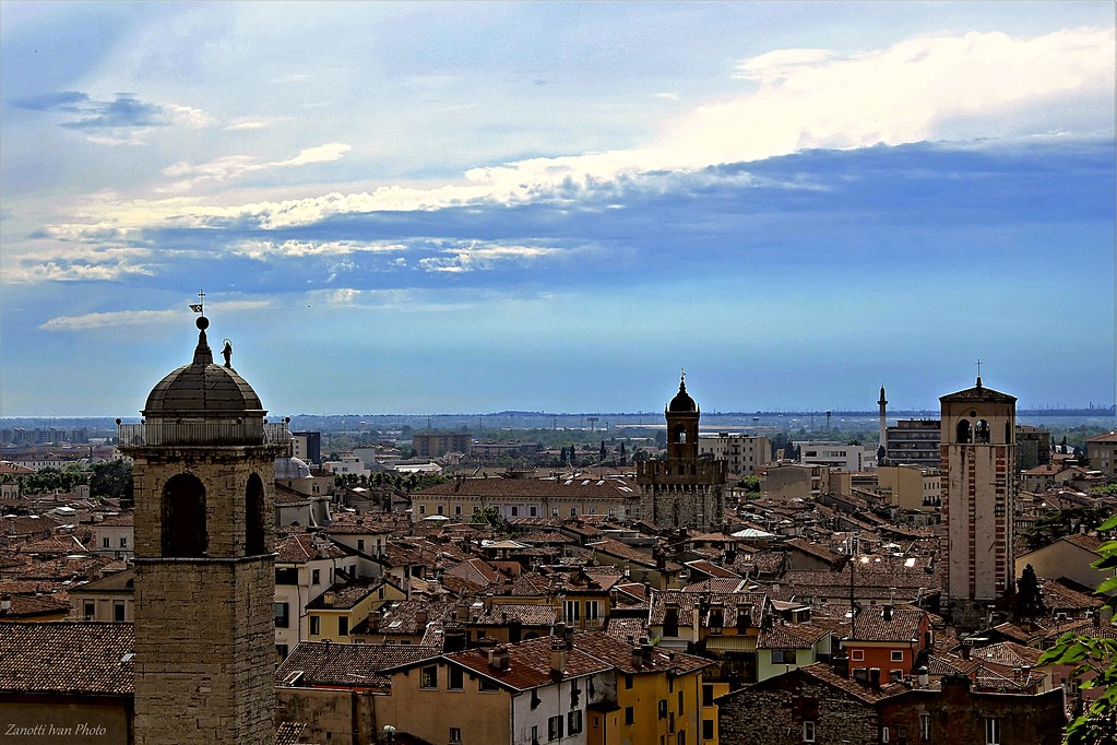 Panorama di Brescia città