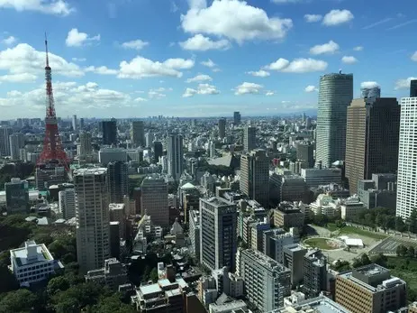 panorama di tokyo giappone