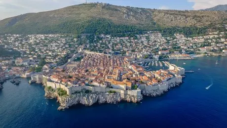 panorama di dubrovnik croazia