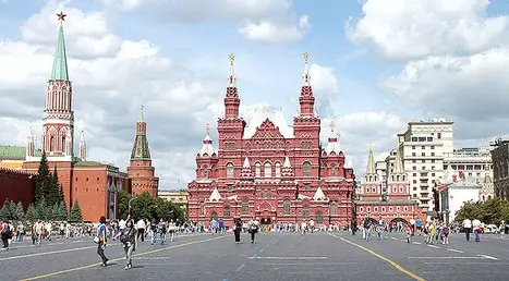 piazza rossa a Mosca