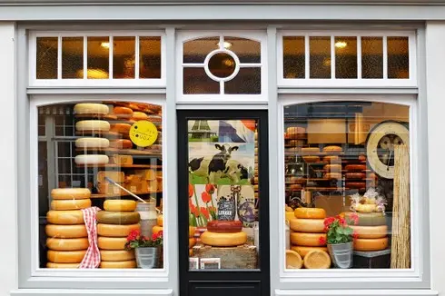 negozio di formaggi in olanda