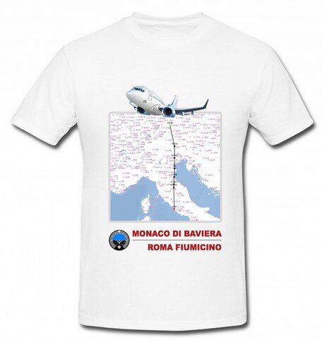 t-shirt rotta aerea milano roma