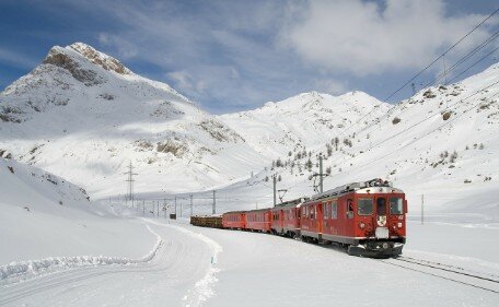trenino del Bernina Svizzera